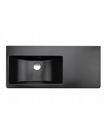 Umywalka czarna Asoria80 80x36 cm